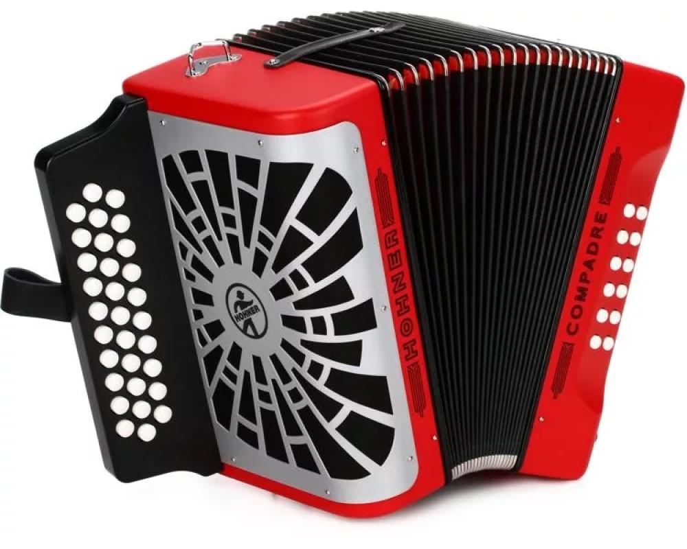 Hohner Concertina Compadre GCF Red (Sol Dó Fá)