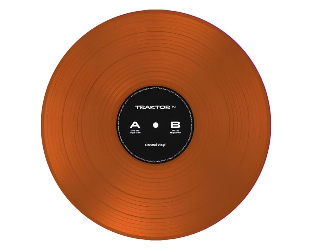 Native Instruments Traktor Control Vinyl Orange Transparent