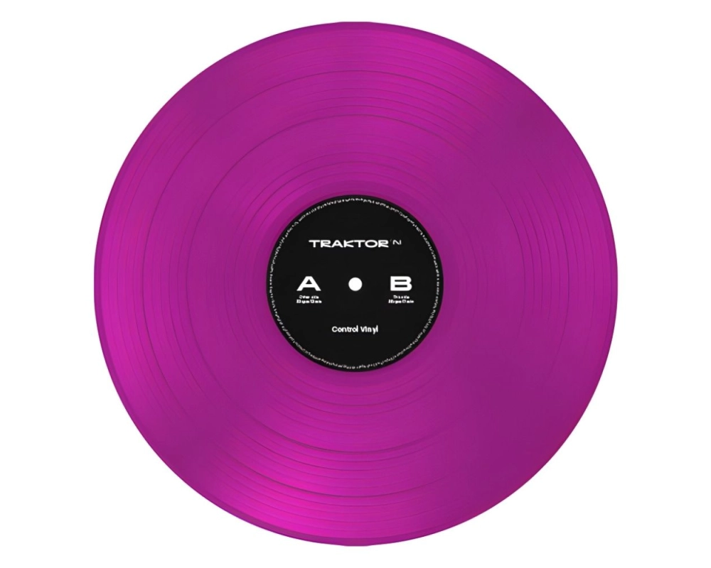 Native Instruments Traktor Control Vinyl Neon Pink Transparent
