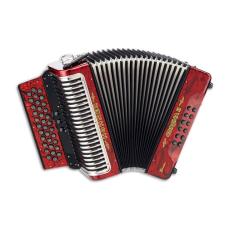 Hohner Concertina Corona II Xtreme GCF Red with bag (Sol Dó Fá)