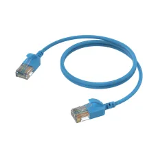 Procab Slimline networking cable - CAT6A RJ45 - RJ45 Blue 1.5m