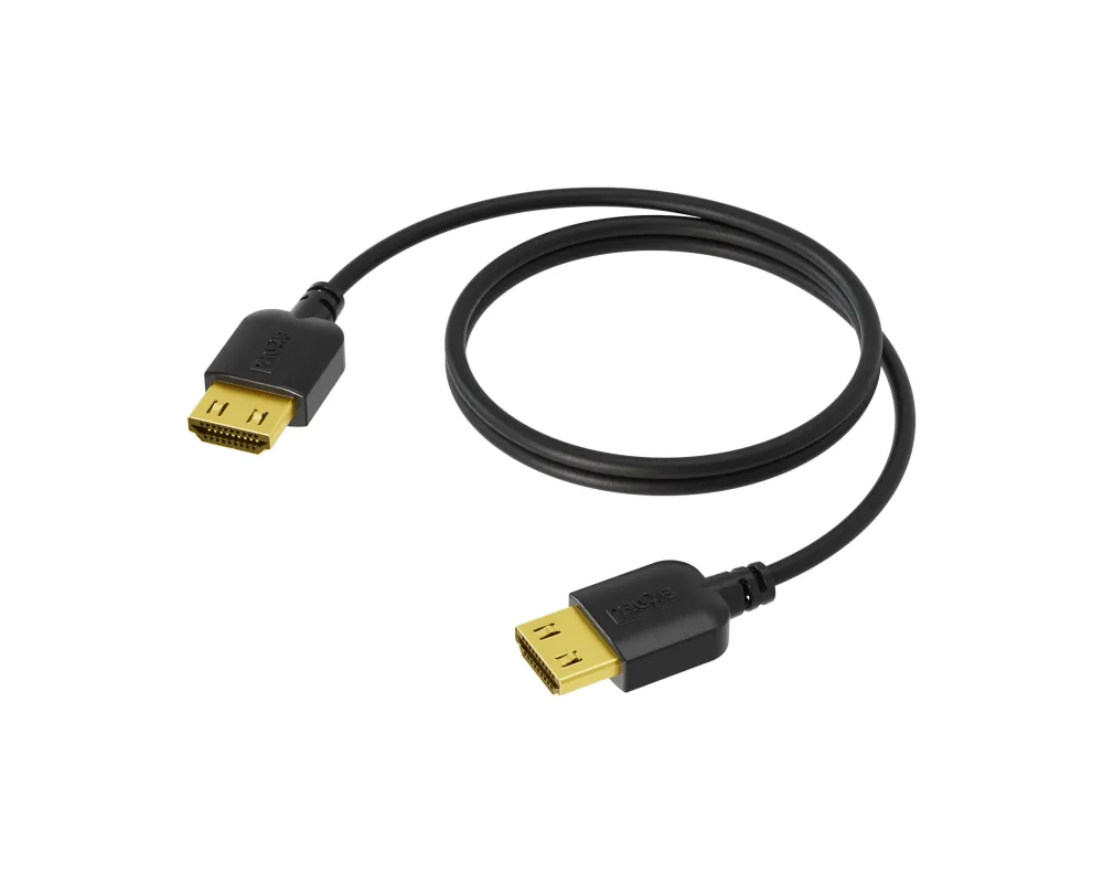 Procab Slimline video cable - HDMI 2.0 - HDMI A male - HDMI A male 0.5m