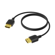 Procab Slimline video cable - HDMI 2.0 - HDMI A male - HDMI A male 0.5m