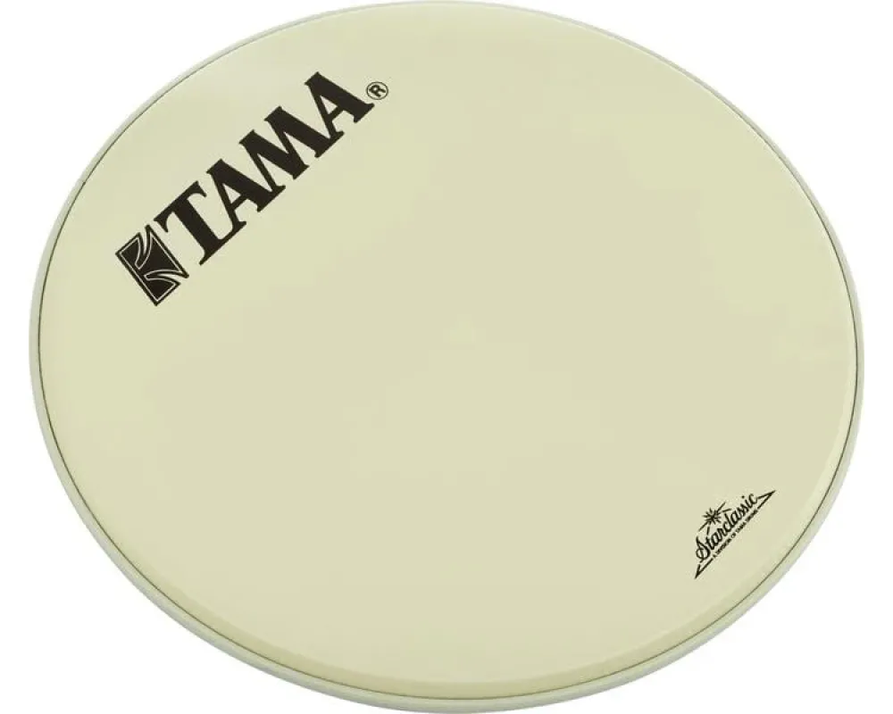 Tama Pele frontal para Bombo CT22BMOT, 22Pol., Branco, Starclassic Logo