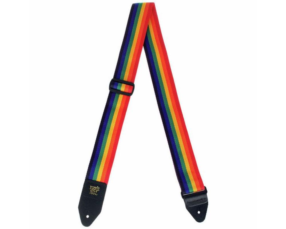 Ernie Ball 4044 Poly Strap Rainbow