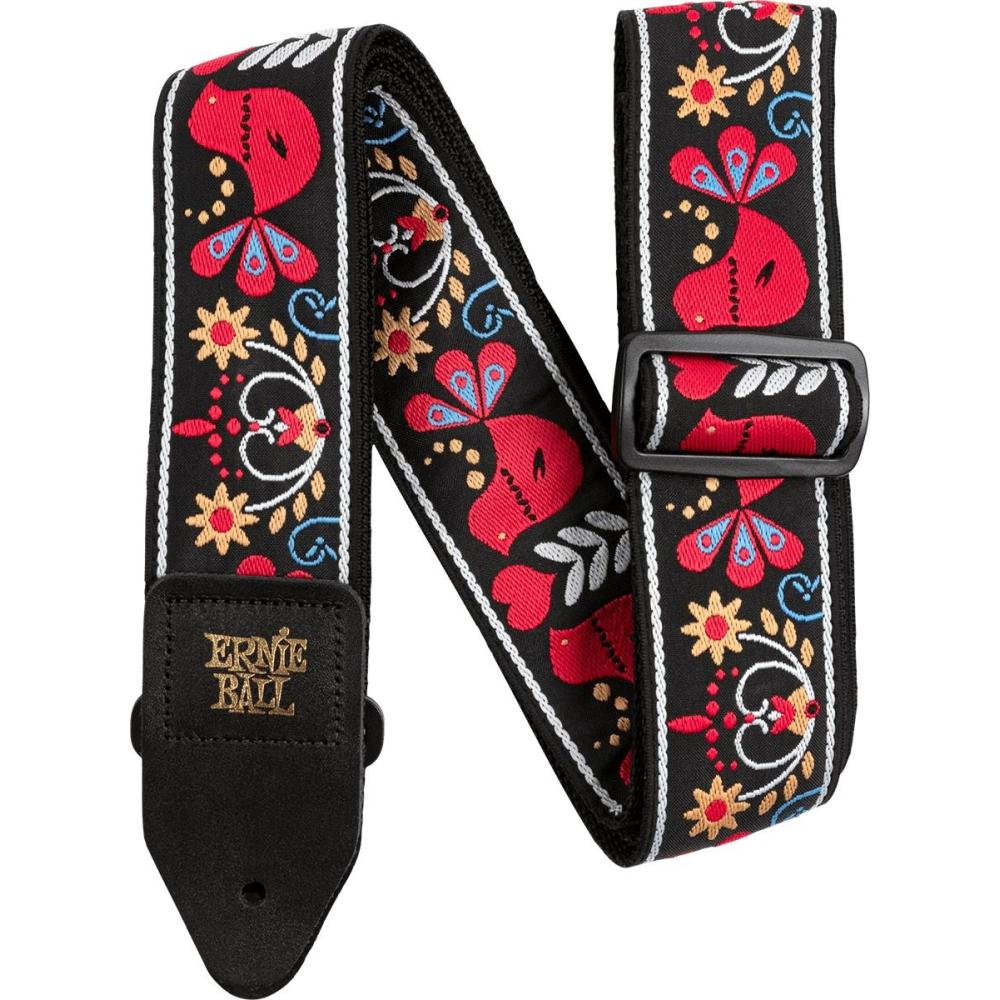 Ernie Ball 4667 Jacquard Strap Redbird Rising