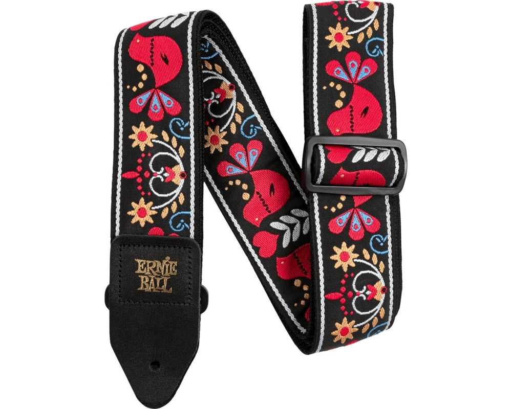 Ernie Ball 4667 Jacquard Strap Redbird Rising