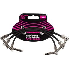 Ernie Ball 6221 Flat Ribbon Patch Cables 15cm 3-Pack