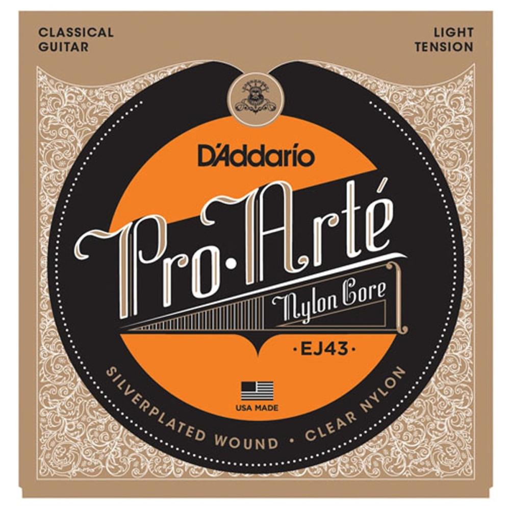 Daddario EJ43 Light Tension, Pro-Arté Nylon Classical Guitar Strings