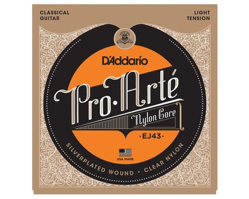 Daddario EJ43 Light Tension, Pro-Arté Nylon Classical Guitar Strings