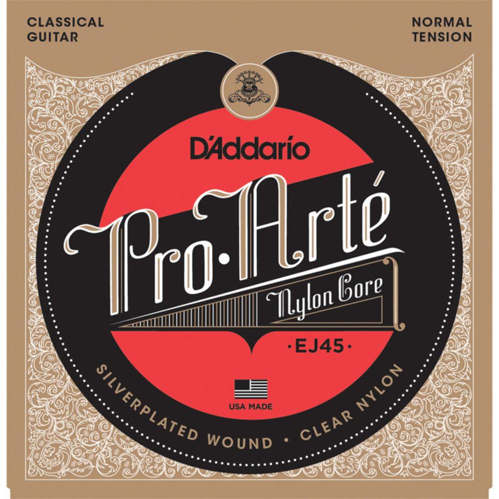Daddario EJ45  Normal Tension, Pro-Arté Nylon Classical Guitar Strings