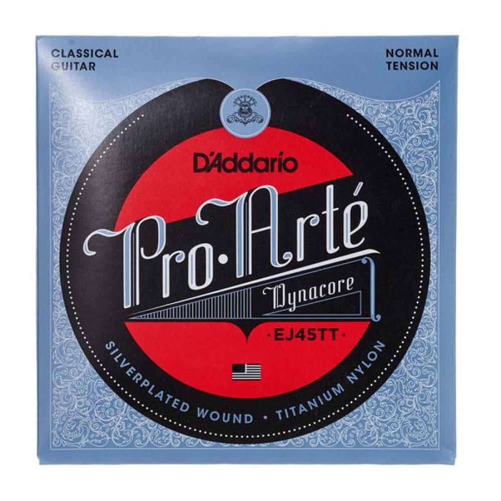Daddario EJ45TT Normal Tension, Pro-Arté Classical Dynacore Titanium