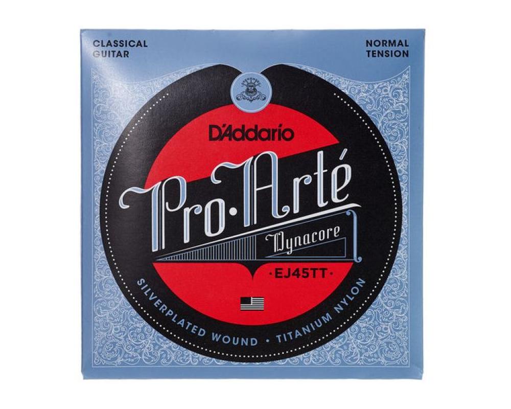 Daddario EJ45TT Normal Tension, Pro-Arté Classical Dynacore Titanium