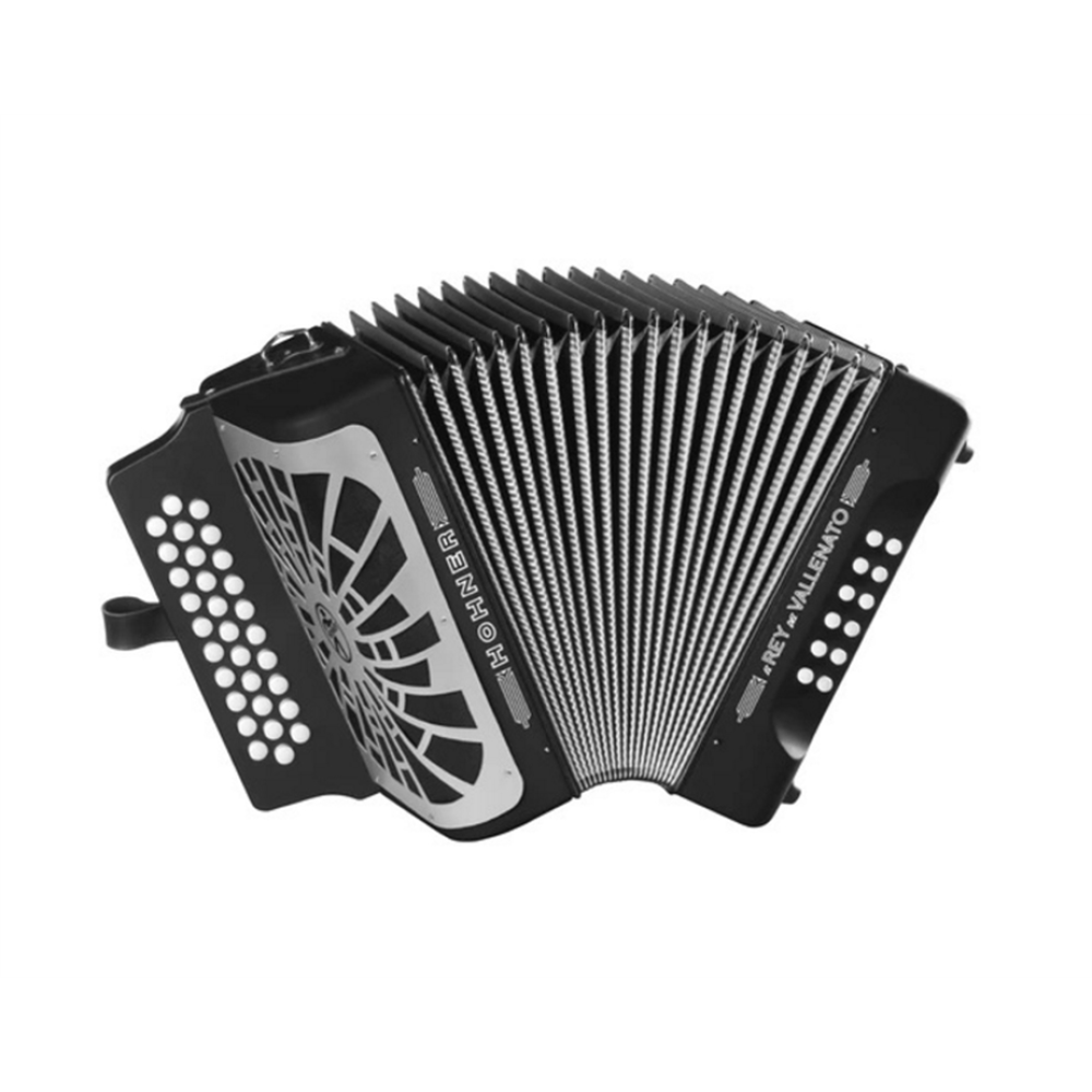 Hohner Concertina El Rey del Vallenato Black (Sol Dó Fá)