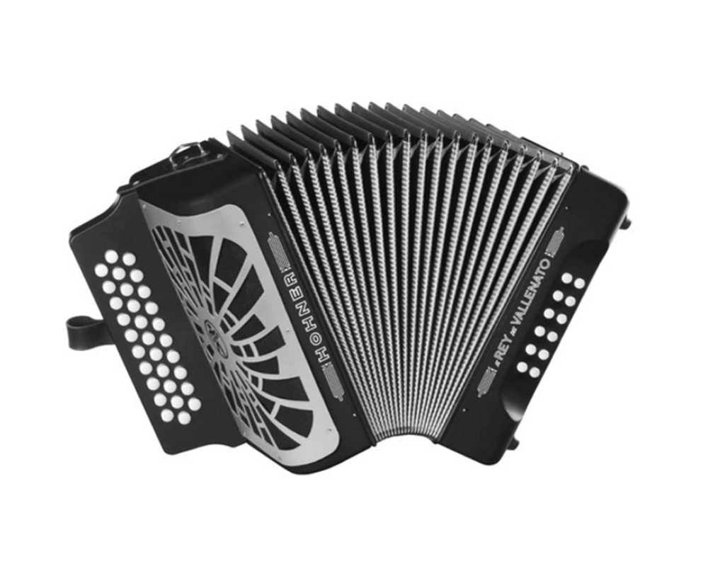 Hohner Concertina El Rey del Vallenato Black (Sol Dó Fá)