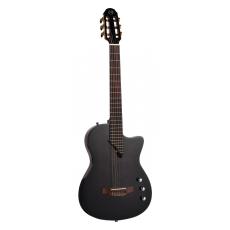 Tanglewood EMDC8BK Thinline Electro Nylon Black