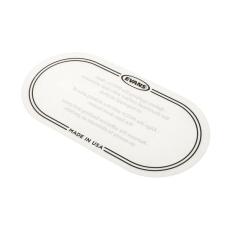 Evans EQPC2 Clear Plastic Bass Drum Double Patch