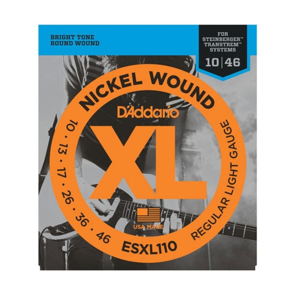 Daddario ESXL110 10-46 Regular Light Double Ball End, XL Nickel
