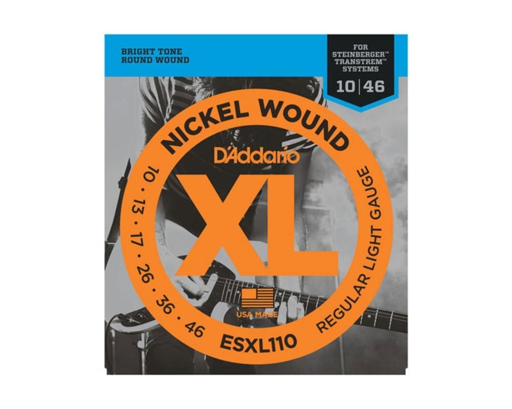 Daddario ESXL110 10-46 Regular Light Double Ball End, XL Nickel