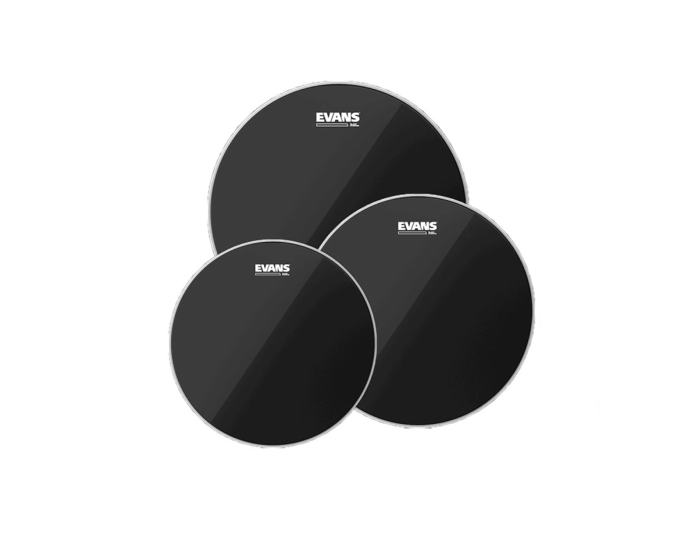 Evans Black Chrome Tompack, Fusion 10,12,14 pol