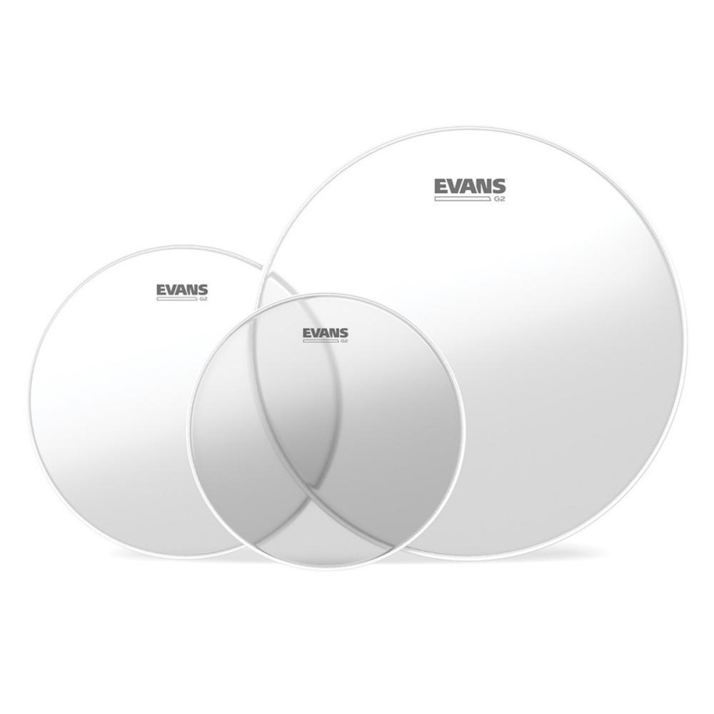 Evans G2 Tompack Clear, Fusion (10 inch, 12 inch, 14 inch)