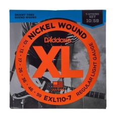 Daddario EXL110-7 10-59 Regular Light 7-String, XL Nickel Elec. Guit. Strings