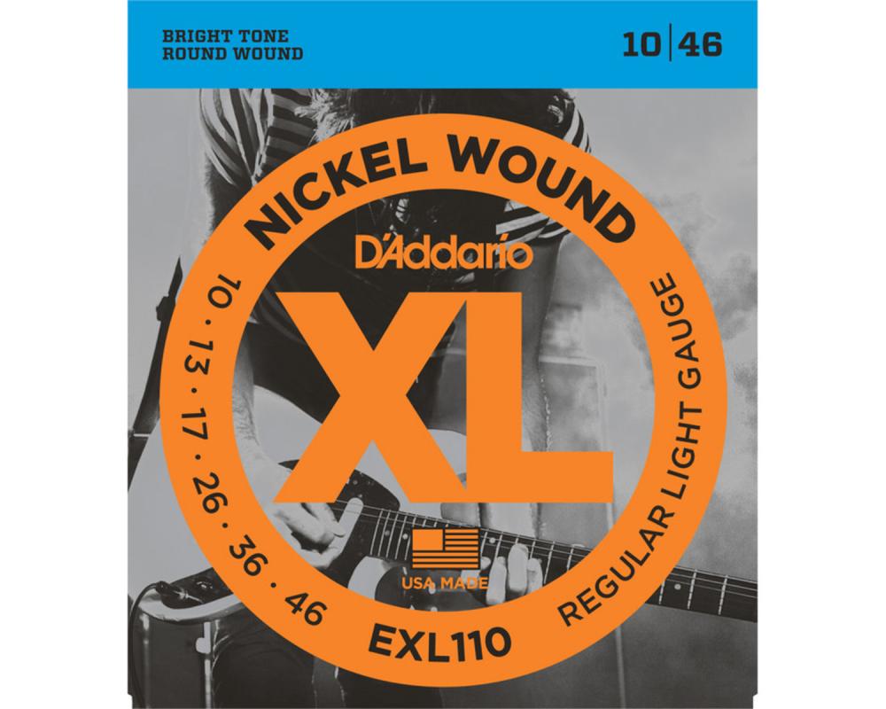 Daddario EXL110 10-46 Regular Light, XL Nickel