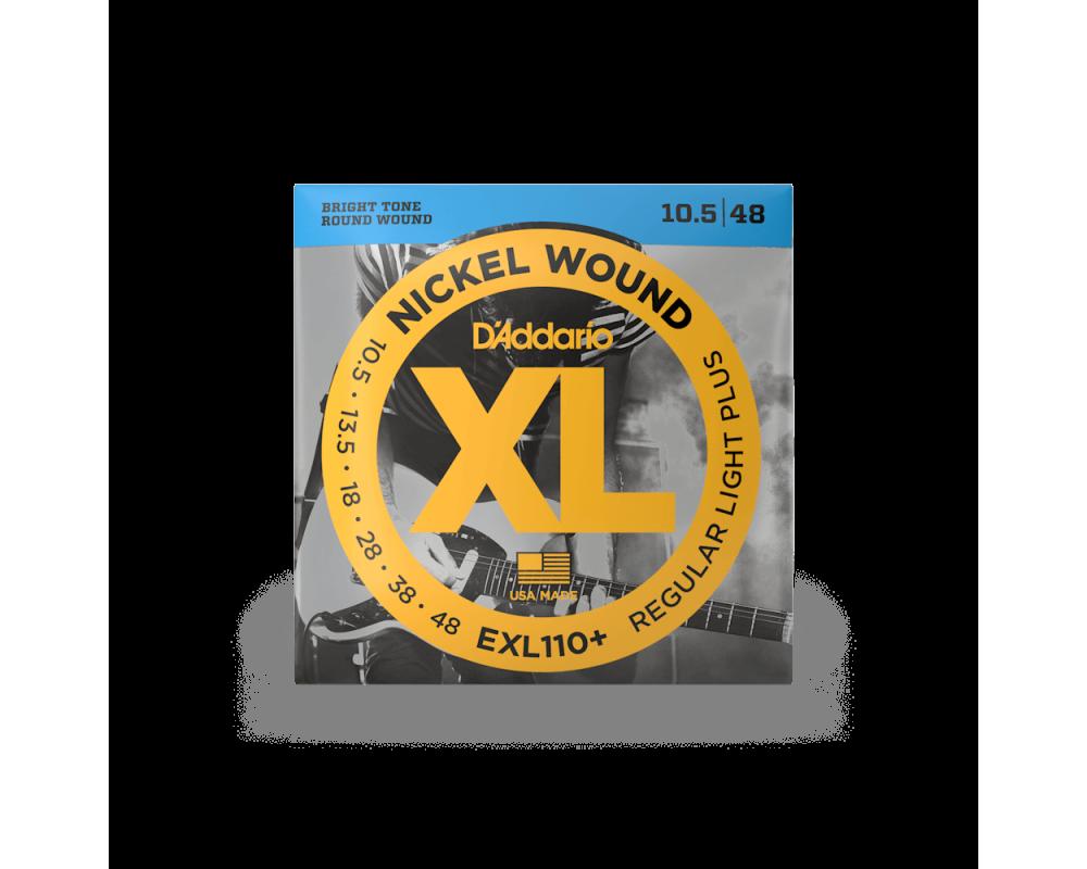 Daddario EXL110+ 10.5-48 Regular Light Plus, XL Nickel