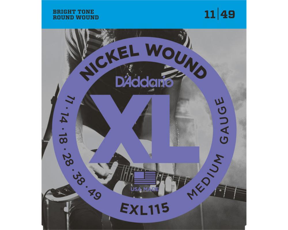 Daddario EXL115 11-49 Medium, XL Nickel
