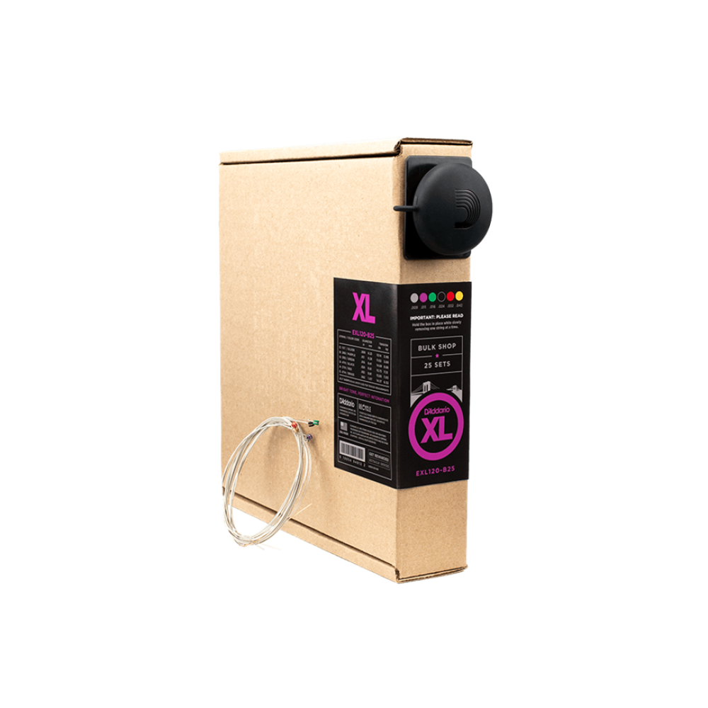 Daddario EXL120-B25 09-42 Super Light, XL Nickel 25-Set Bulk Box