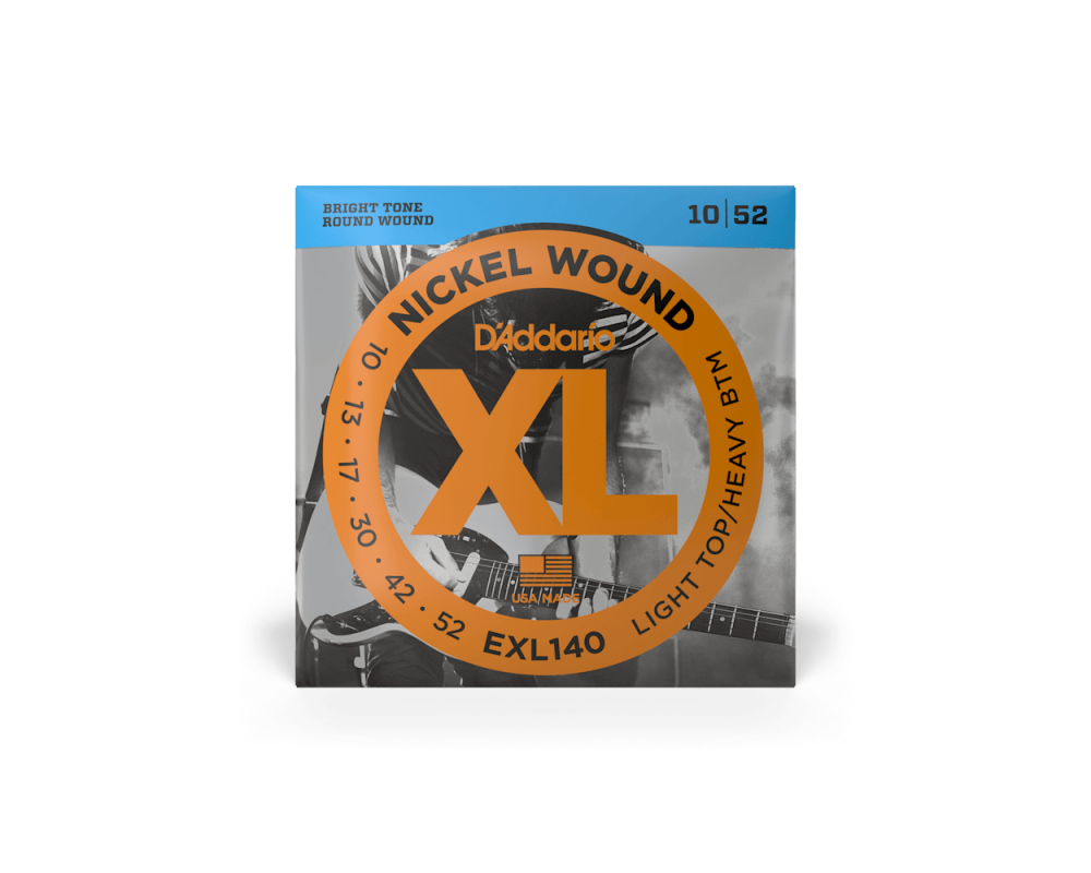 Daddario EXL140 10-52 Light Top/Heavy Bottom, XL Nickel