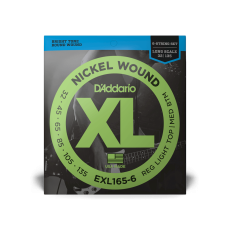 Daddario EXL165-6  32-135 Regular Light Top/Med. Bottom 6-String, Long Scale