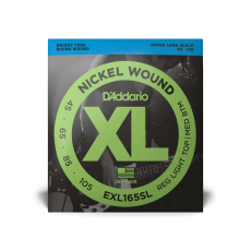 Daddario EXL165SL 45-105 Regular Light Top/Med. Bottom, Super Long Scale