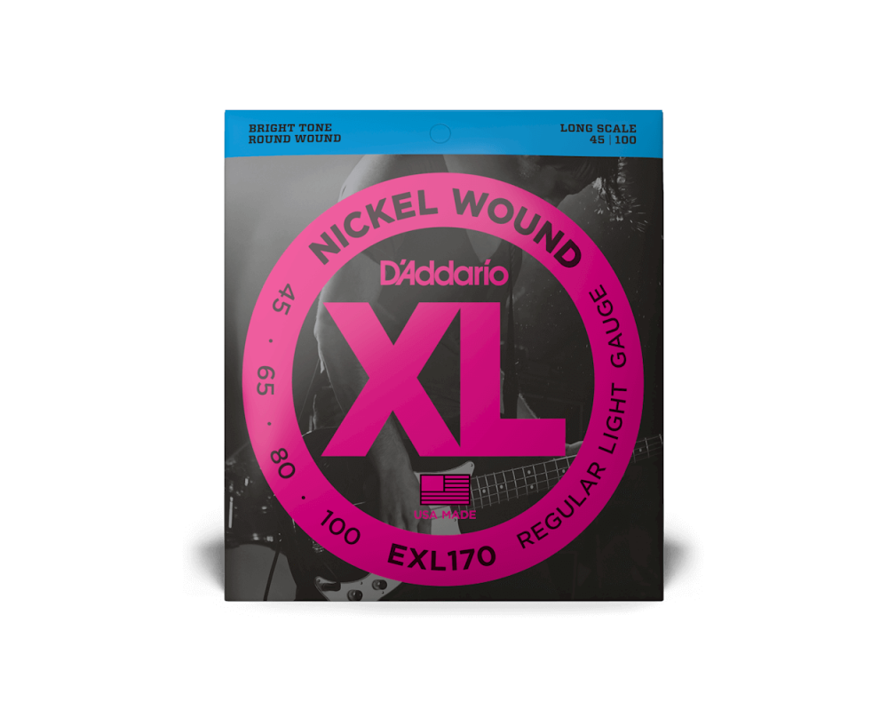 Daddario EXL170  45-100 Regular Light, Long Scale, XL Nickel Bass Strings
