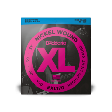 Daddario EXL170  45-100 Regular Light, Long Scale, XL Nickel Bass Strings