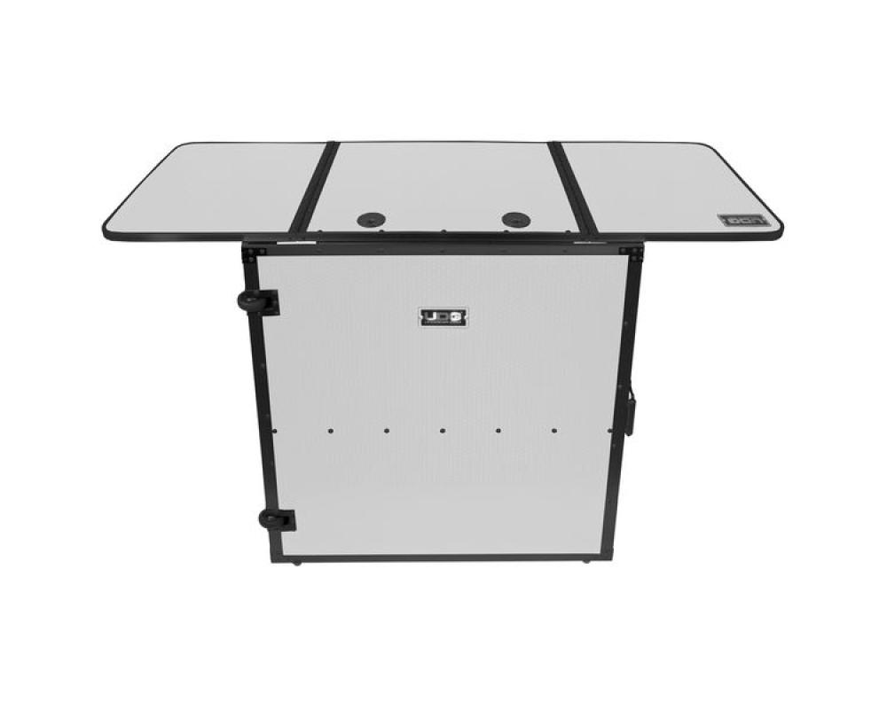 UDG Fold Out DJ Table white MK2 Plus (With Wheels)