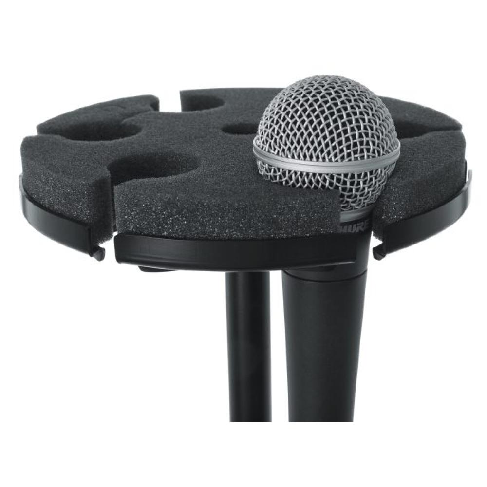 Gator GFW-MIC-6TRAY Frameworks Multi Microphone Tray To Hold 6 Mics
