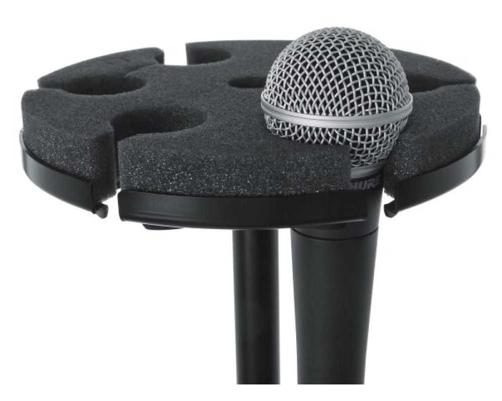 Gator GFW-MIC-6TRAY Frameworks Multi Microphone Tray To Hold 6 Mics