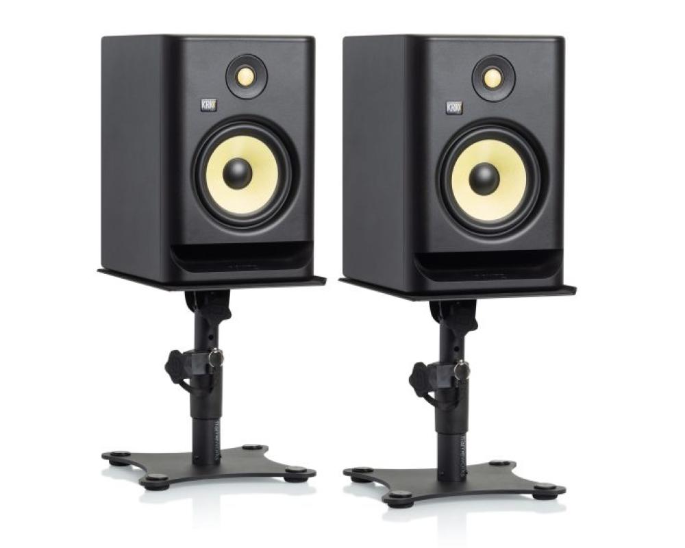 Gator GFWSPKSTMNDSK Desktop Studio Monitor Stand - Adjustable Height