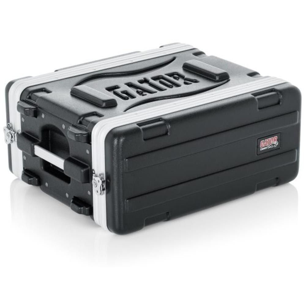 Gator GR-4S  Molded PE Rack Case, Front, Rear Rails, 4U