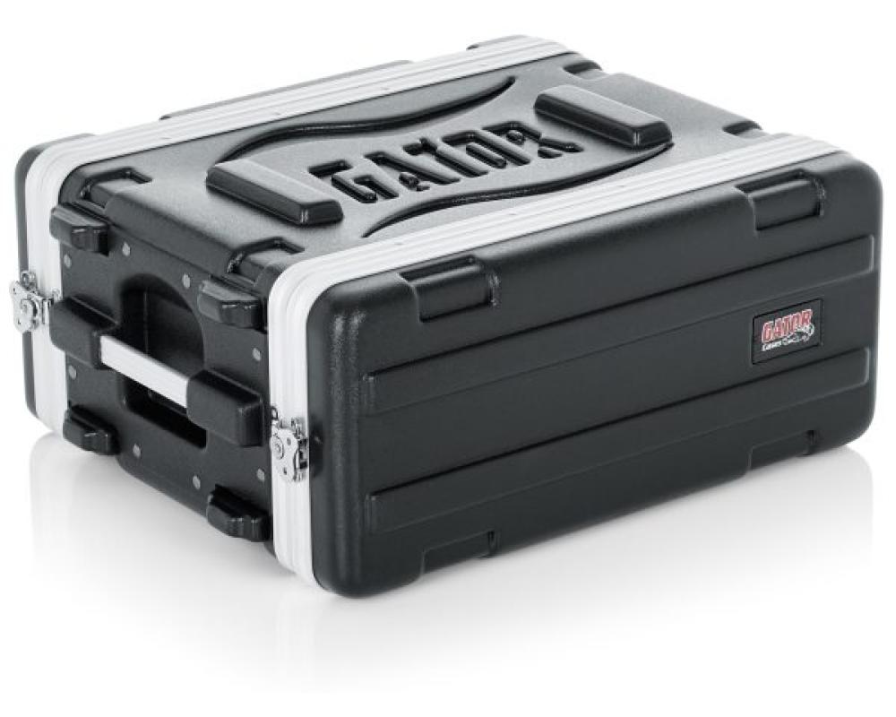 Gator GR-4S  Molded PE Rack Case, Front, Rear Rails, 4U