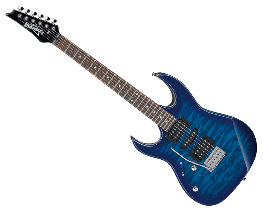 Ibanez GRX70QAL-TBB GIO Lefthand  Transparent Blue Burst