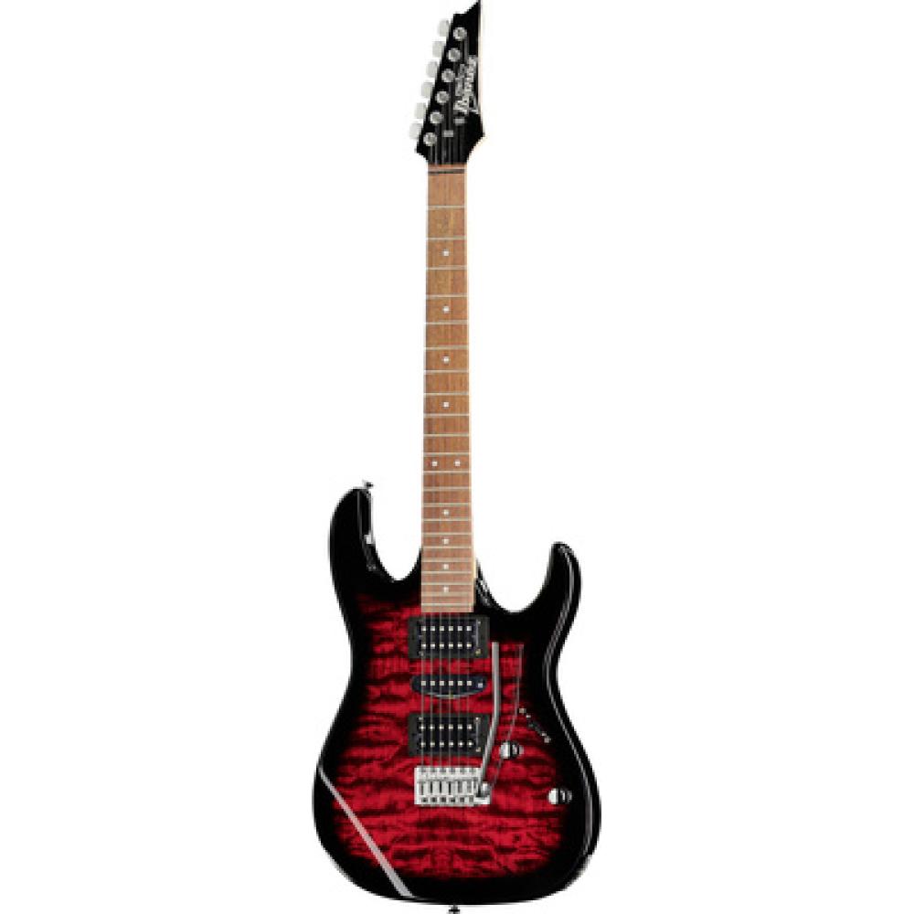Ibanez GRX70QA-TRB GIO Transparent Red Burst