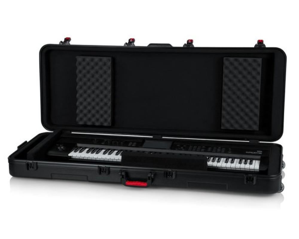 Gator GTSA-KEY76 - TSA ATA Molded 76-Note Keyboard Case with Wheels