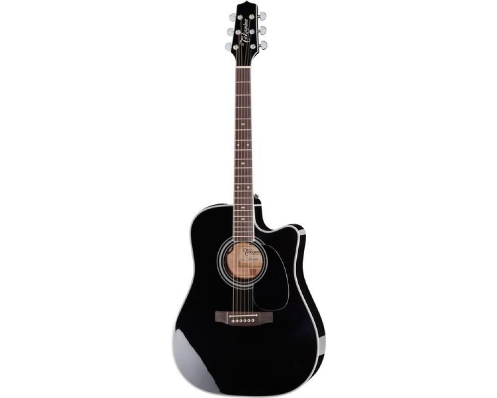 Takamine EF341SC Black, high-gloss,w/Softcase