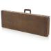 Gator GW-ELECT-VIN Deluxe Wood Case for Electric Guitars Vintage Brown