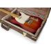 Gator GW-ELECT-VIN Deluxe Wood Case for Electric Guitars Vintage Brown