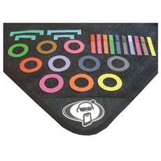 Protection Racket J902200 Drum Mat Coloured Markers