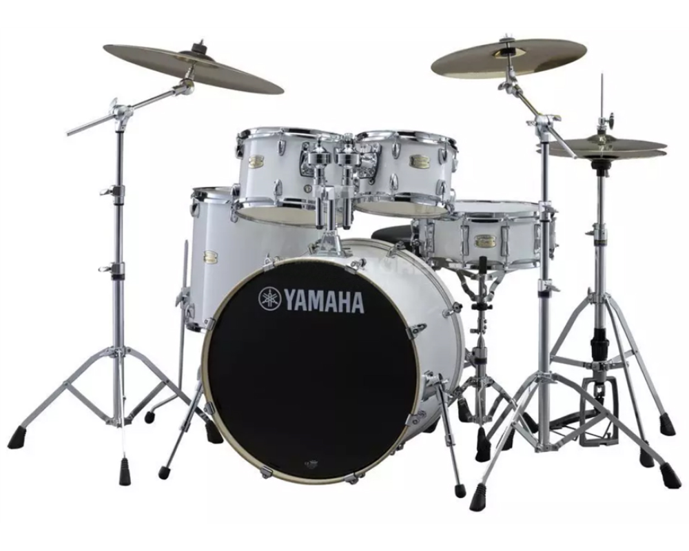 Yamaha Stage Custom Standard Set Classic White SBP2F5 CLW 6W (Bombo 22)