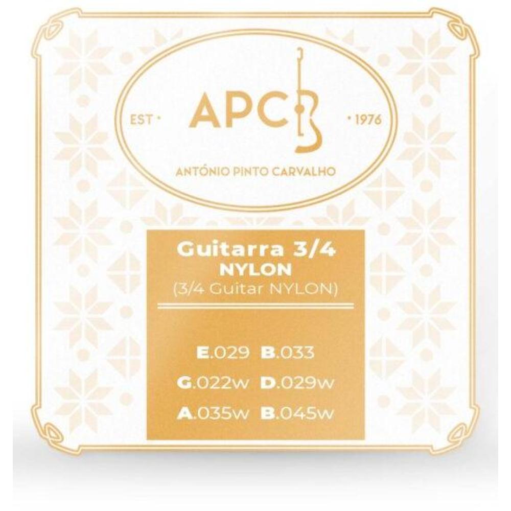 APC Cordas GTC 3/4 Guitarra Clássica (Nylon)